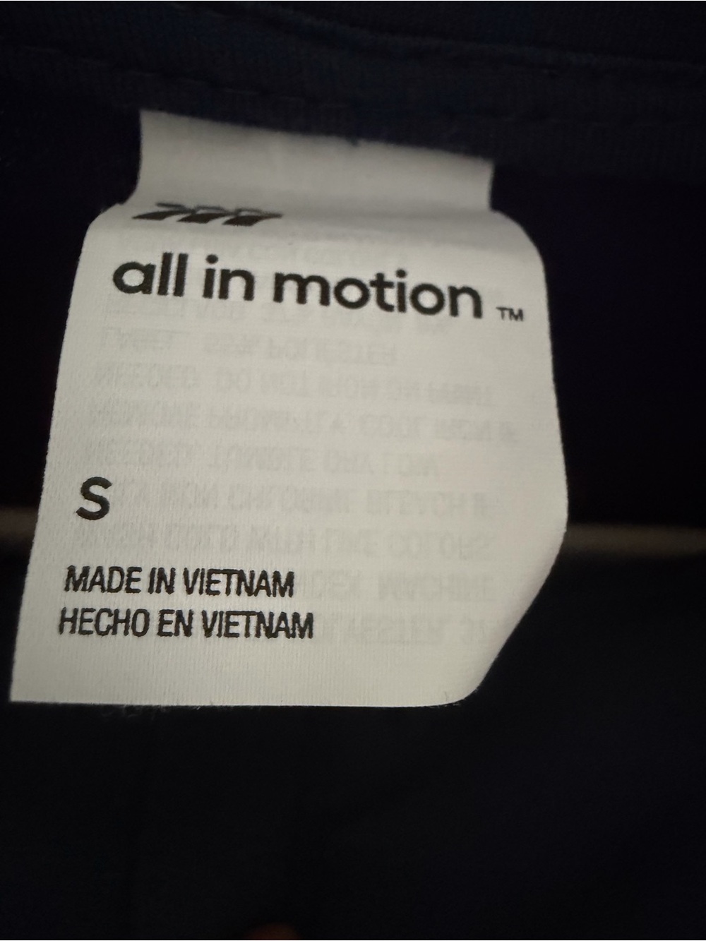 Women’s all in motion Navy Full-Zip Jacket - Picture 4 of 4